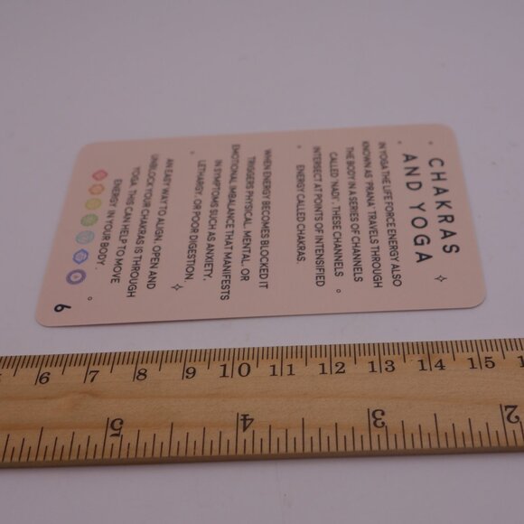 Set of 100 Chakra Cards-Channel More Confidence Creativity and Joy In Your Life - Picture 9 of 13
